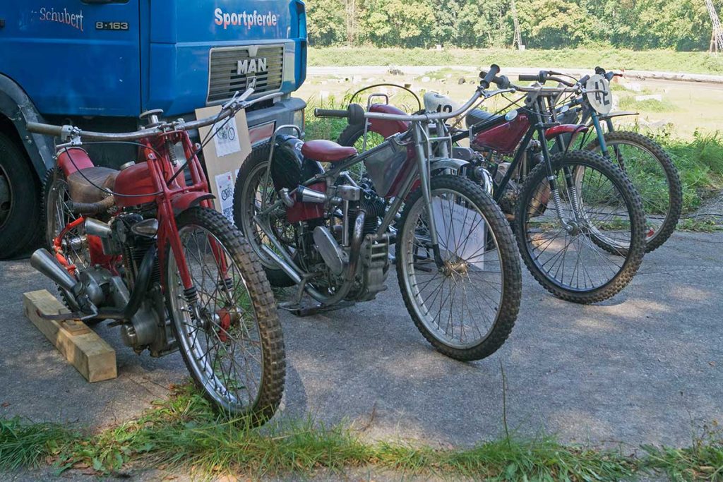 historische Dirt-Track-Maschinen Leipzig 2023