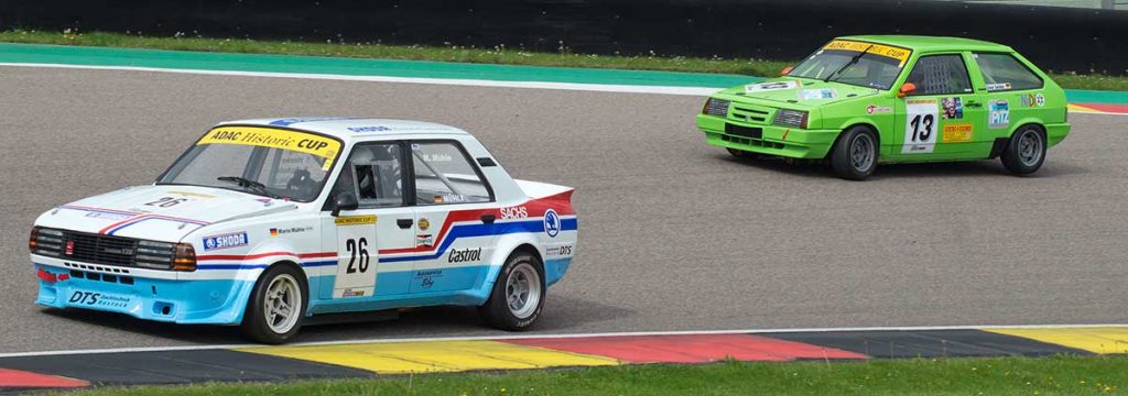 26 Mario Mühle Skoda, 13 Uwe Seidel Lada Samara 2108 Bj. 1989