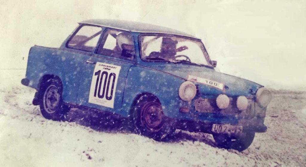 Klaus-Peter Hoeher/Janette Katschner MC Leipzig Pneumant-Rallye 1984