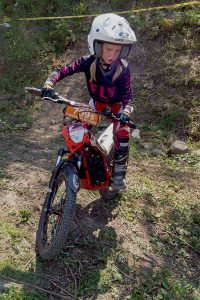 Thea Kaiser beim 2. ADAC-Trial Meltewitz