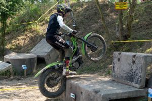 Max Günther 4J beim 2. ADAC-Trial Meltewitz