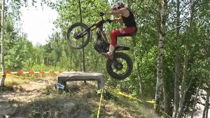 Erik Kellig beim 2. ADAC-Trial Meltewitz