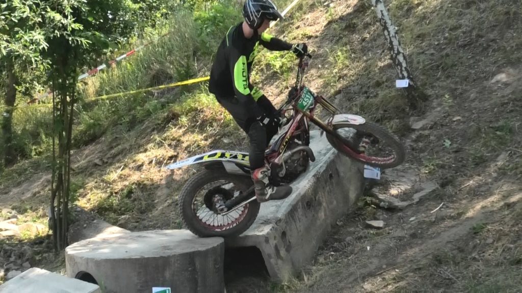 Taavi Reingart beim 2. ADAC-Trial Meltewitz