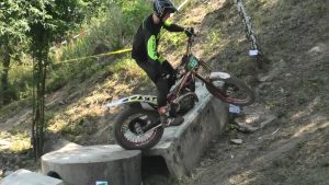 Taavi Reingart beim 2. ADAC-Trial Meltewitz